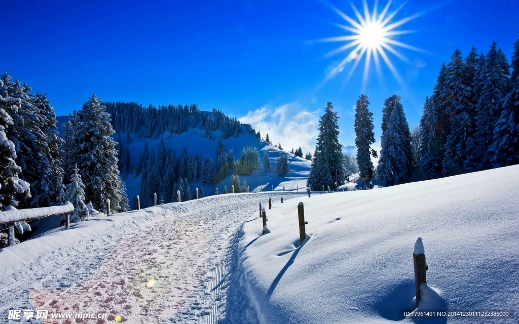 奥林匹克公园雪景