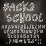 手绘字母