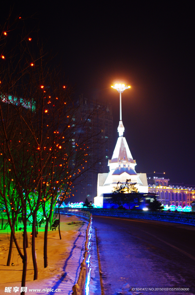 哈尔滨夜景