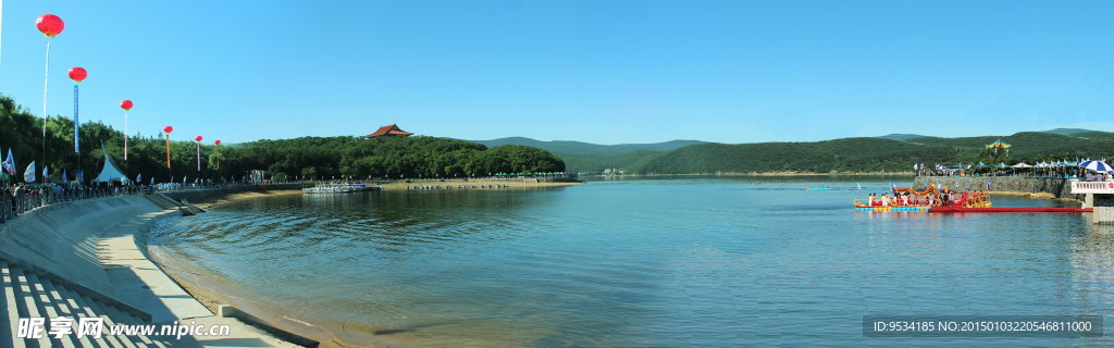 镜泊湖图片