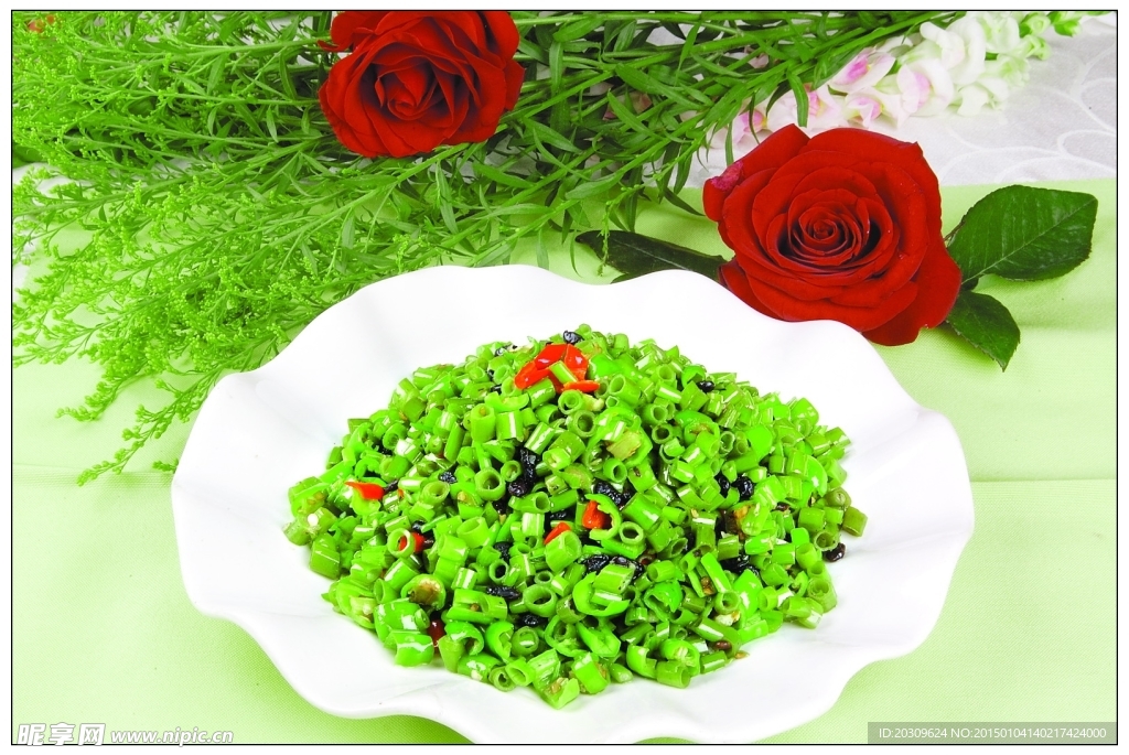 豆豉辣椒炒空心梗