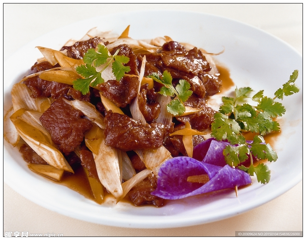 葱爆羊肉元例