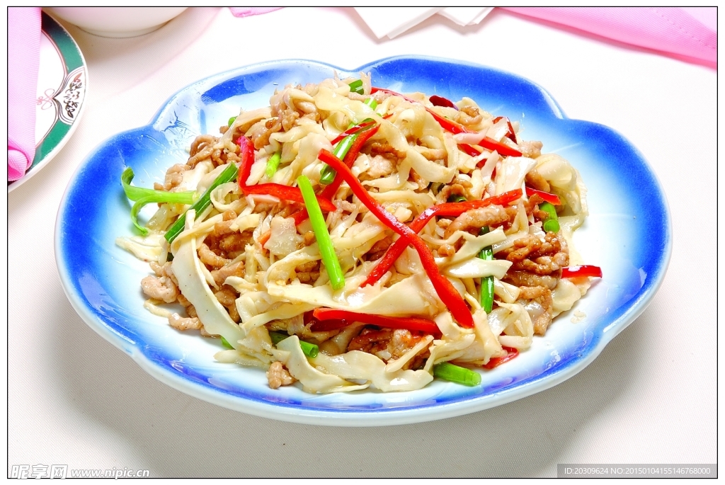 脆笋炒肉丝
