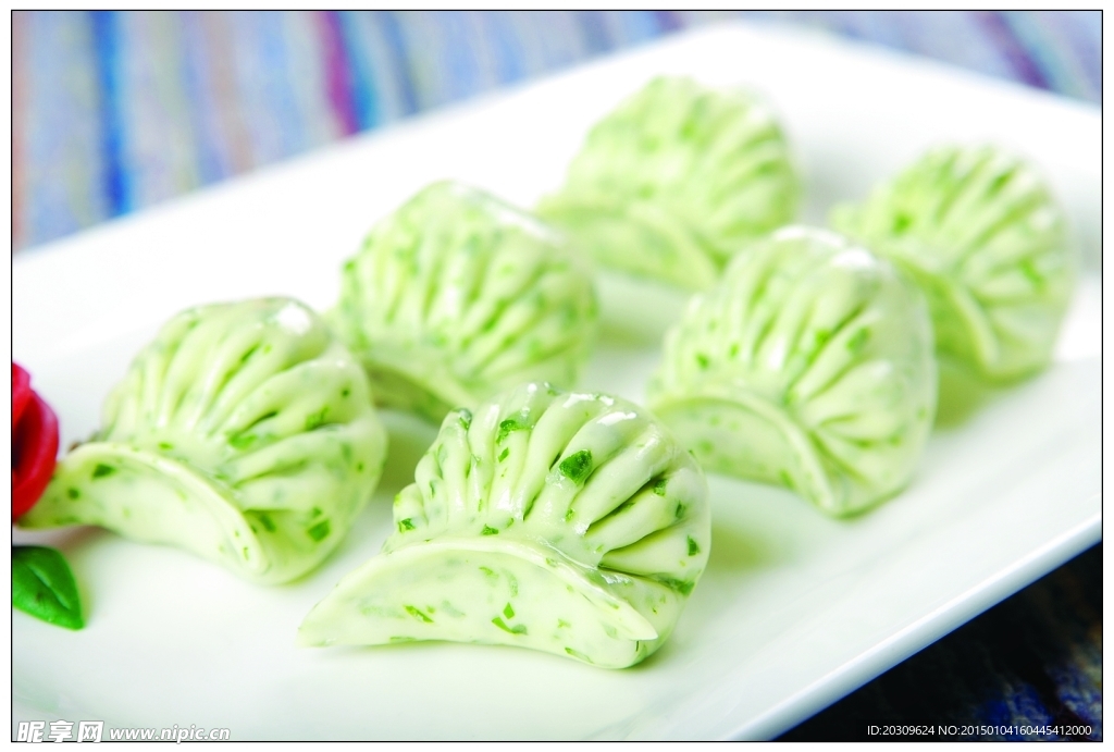 翡翠鲜虾饺