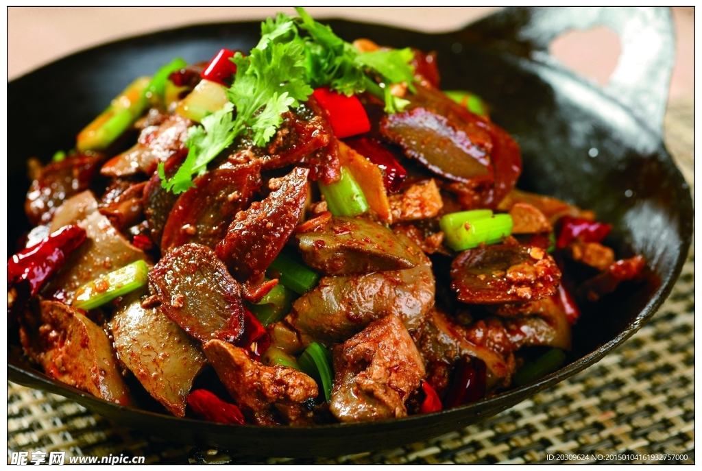 干锅鸭杂