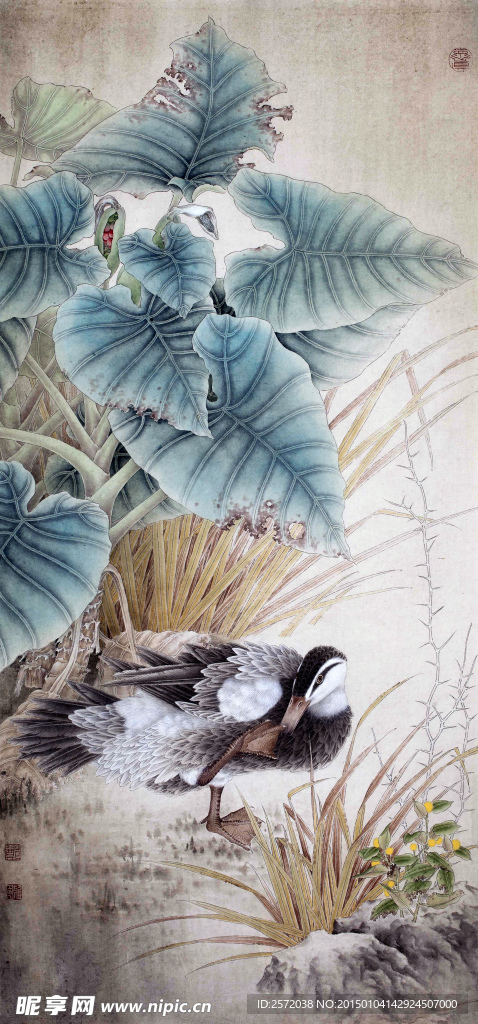 郑雅国花鸟画