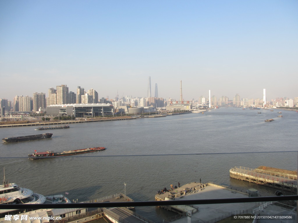 黄浦江风景  上海黄浦江