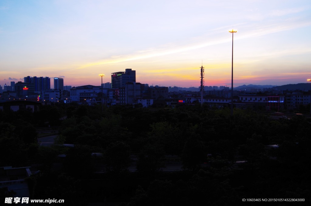 交通夜景