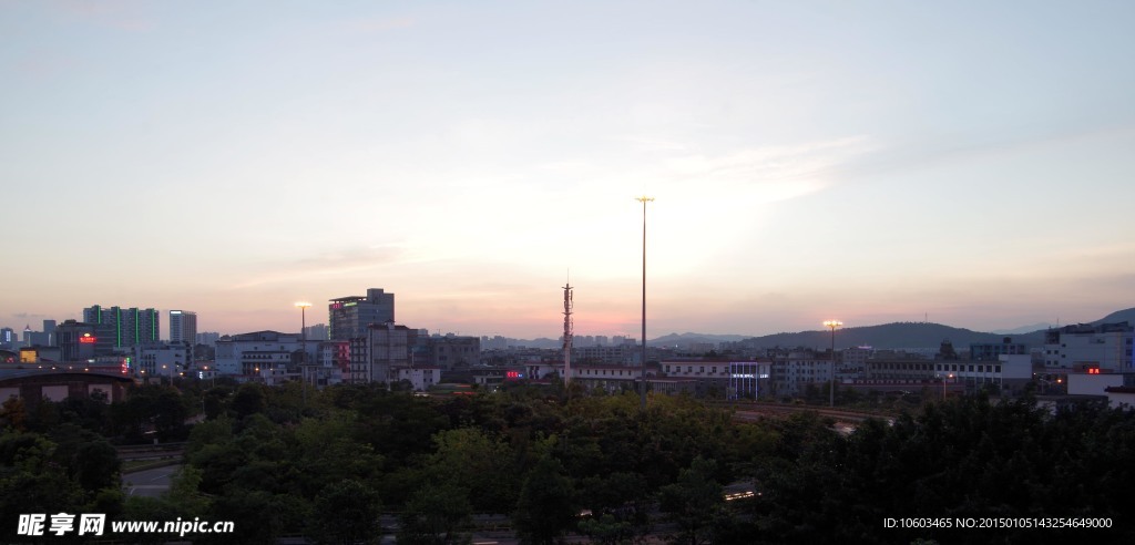 交通夜景