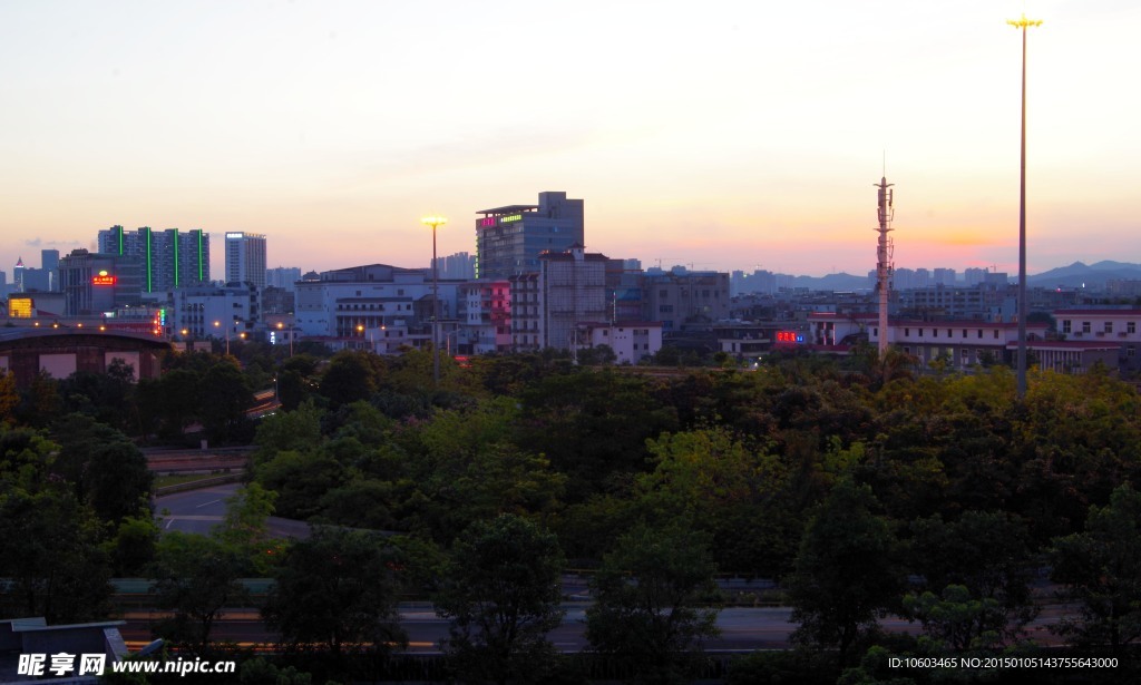 交通夜景