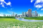 城市 草地