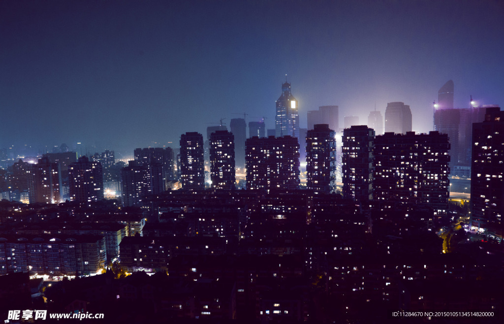 城市璀璨夜景