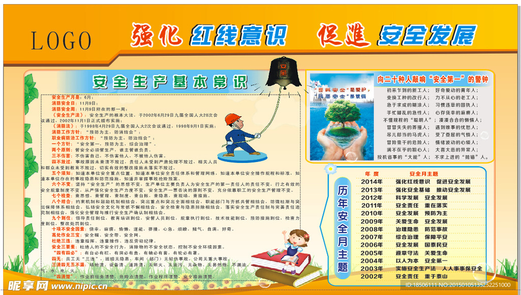 强化红线意识展板
