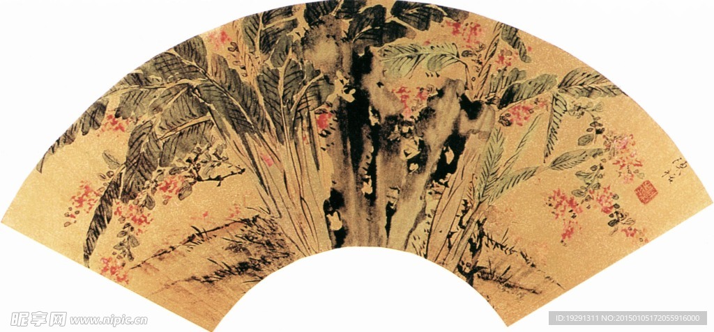 扇形国画