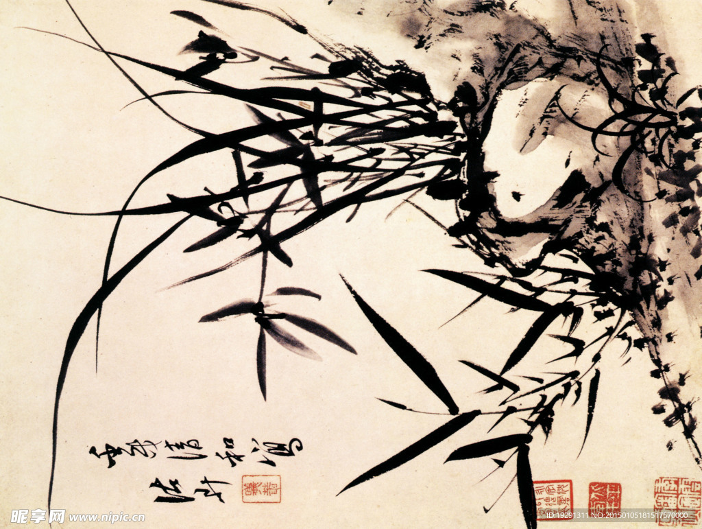 国画花草