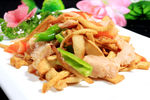双菇松板肉