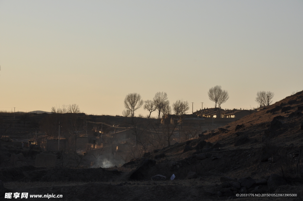 夕阳风景摄影