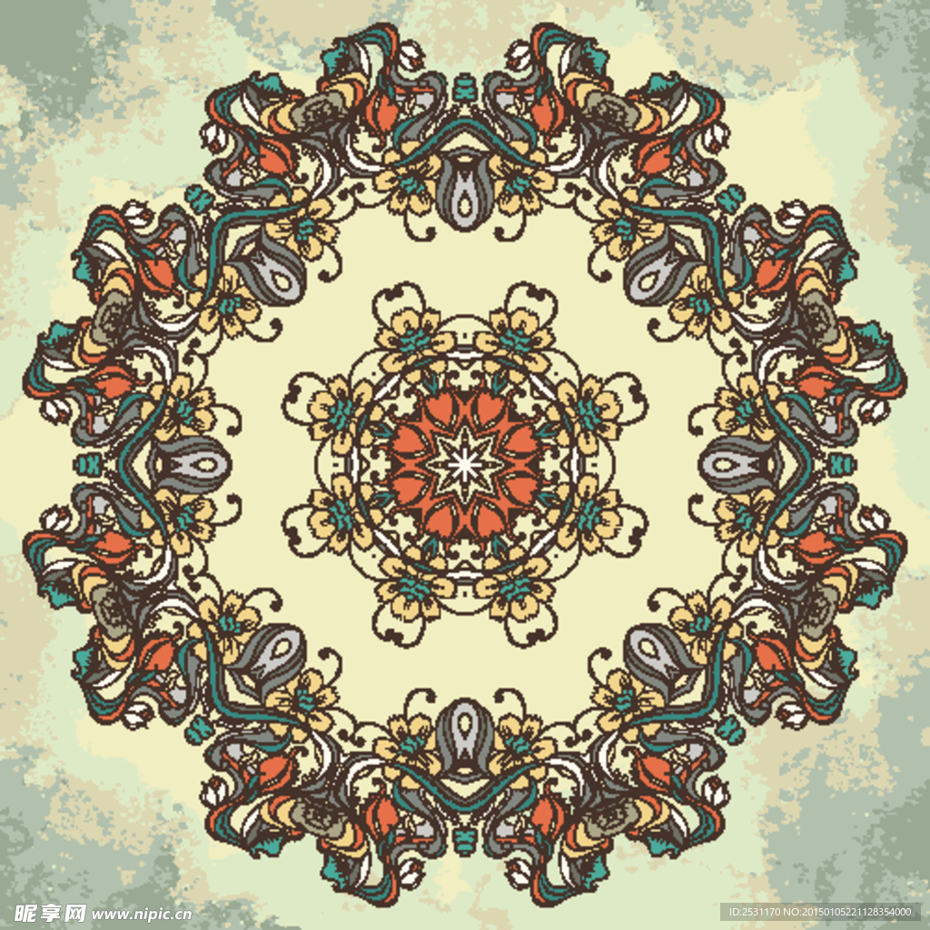 古典花纹