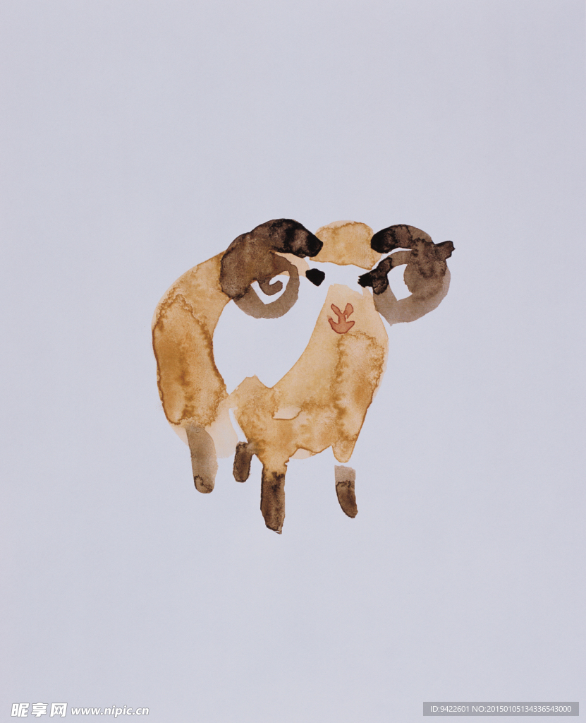 绘画羊