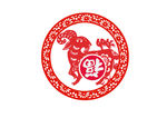 剪纸羊