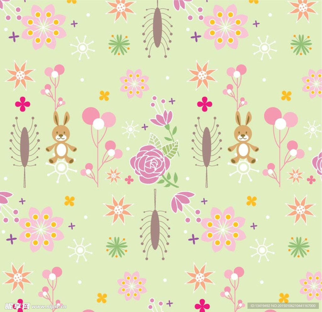 布花底纹