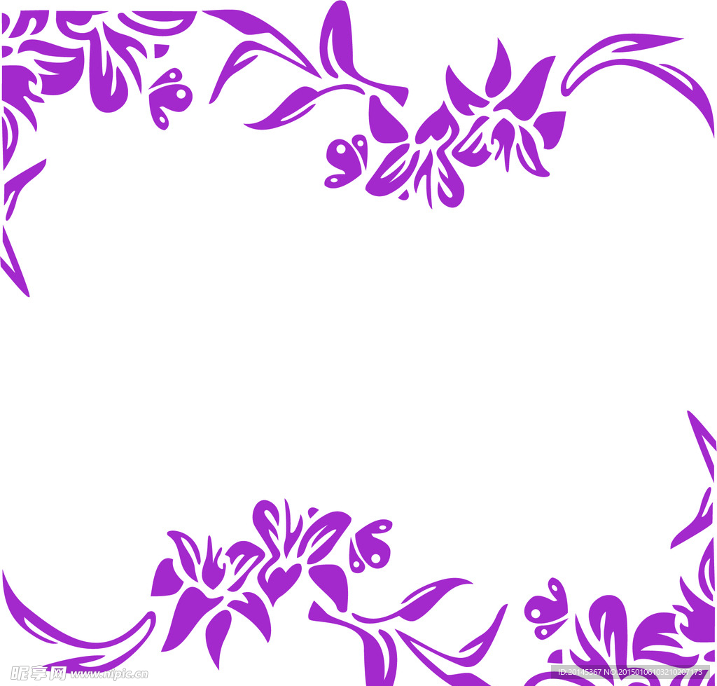 矢量花纹