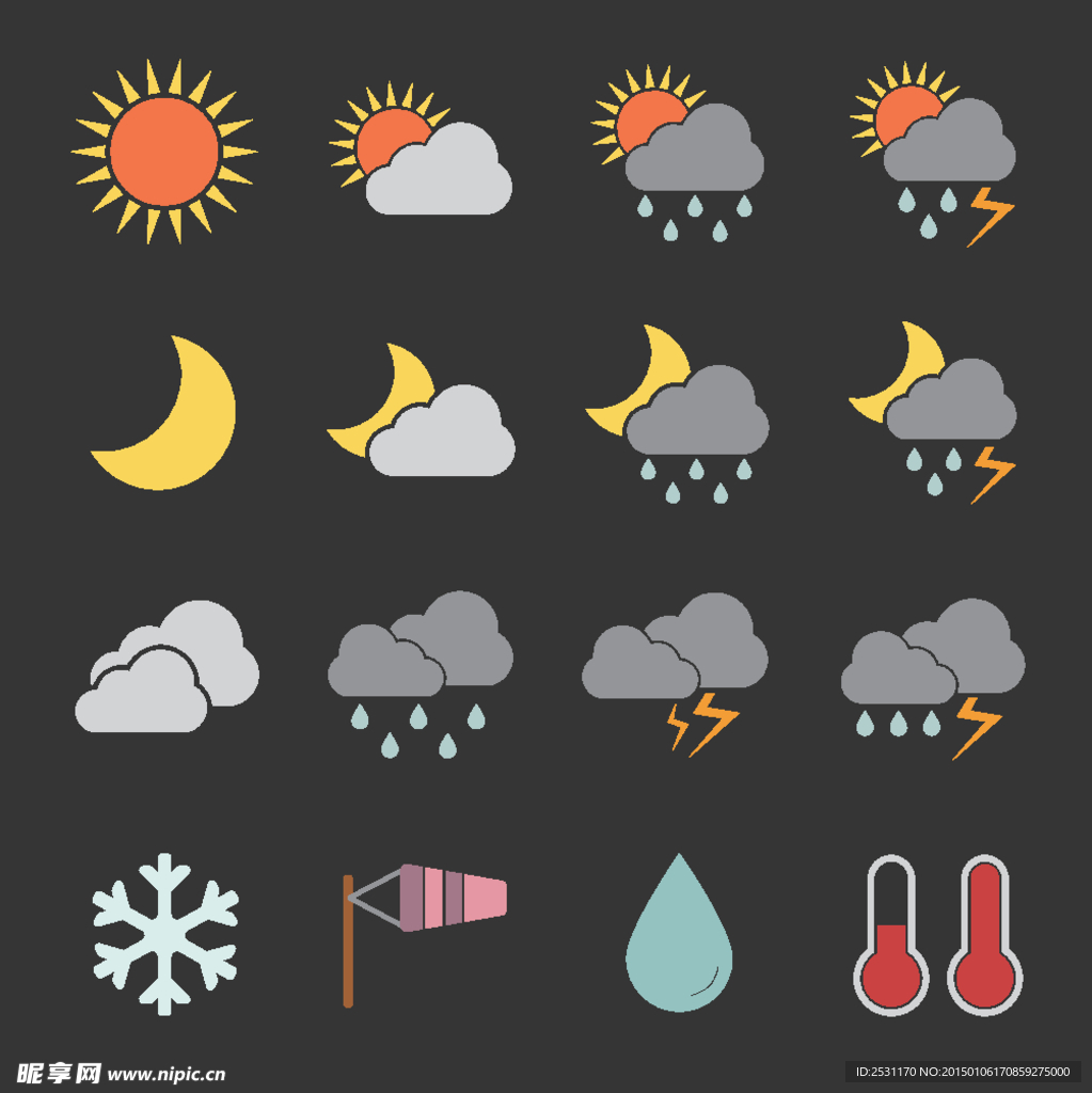 天气图标