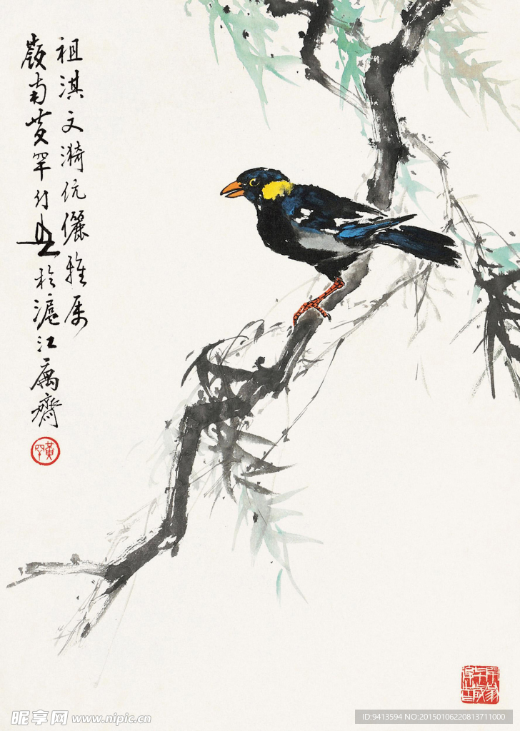 柳枝小鸟