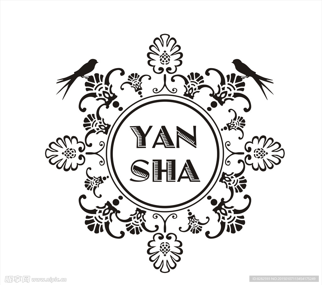 欧式花纹