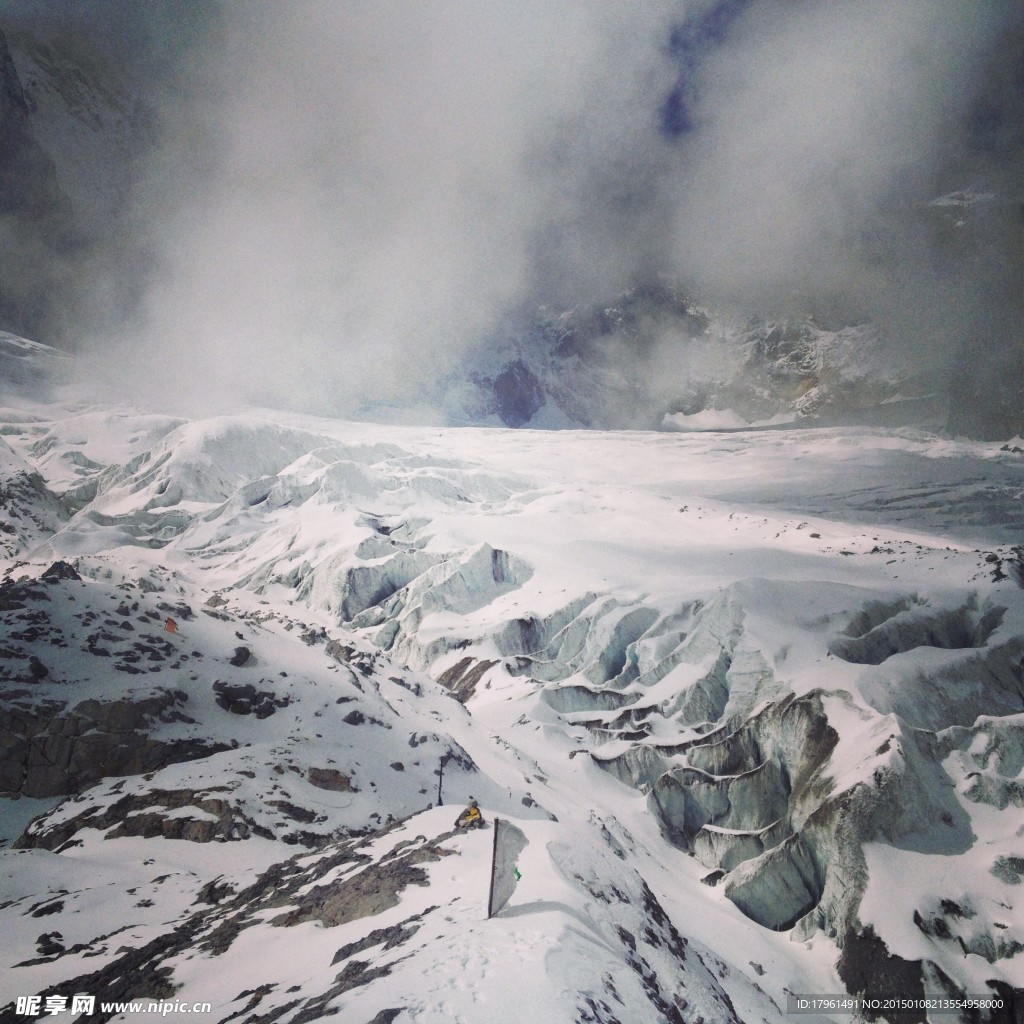 唯美祖山雪景