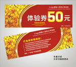 代金券  体验券