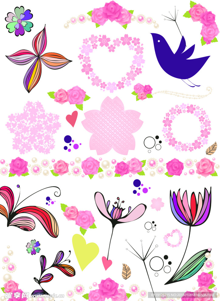 矢量花纹