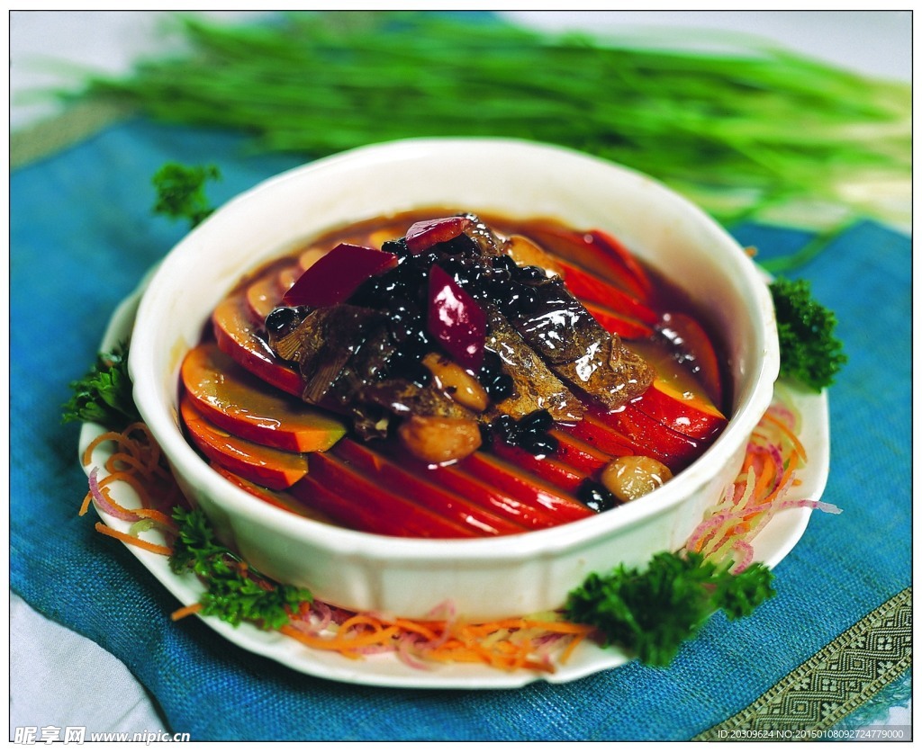 豆豉鲮鱼焖金瓜