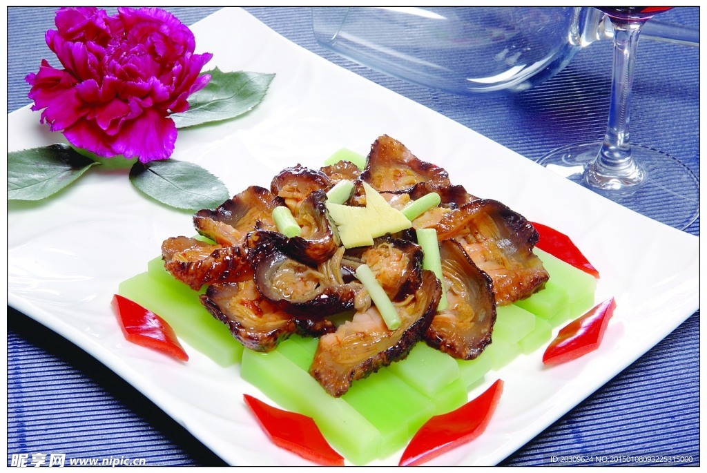 蜜豆炒脆参