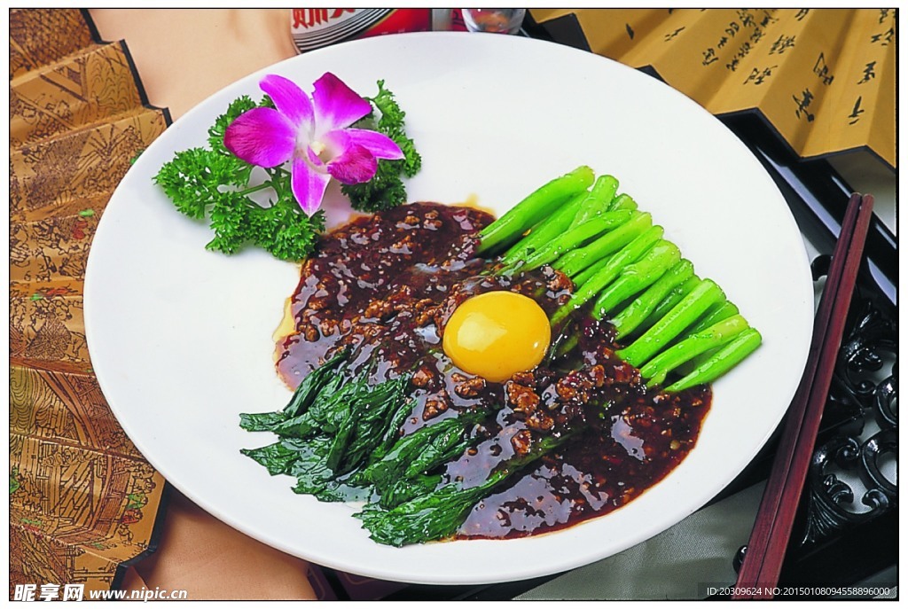 川酱扒菜苔
