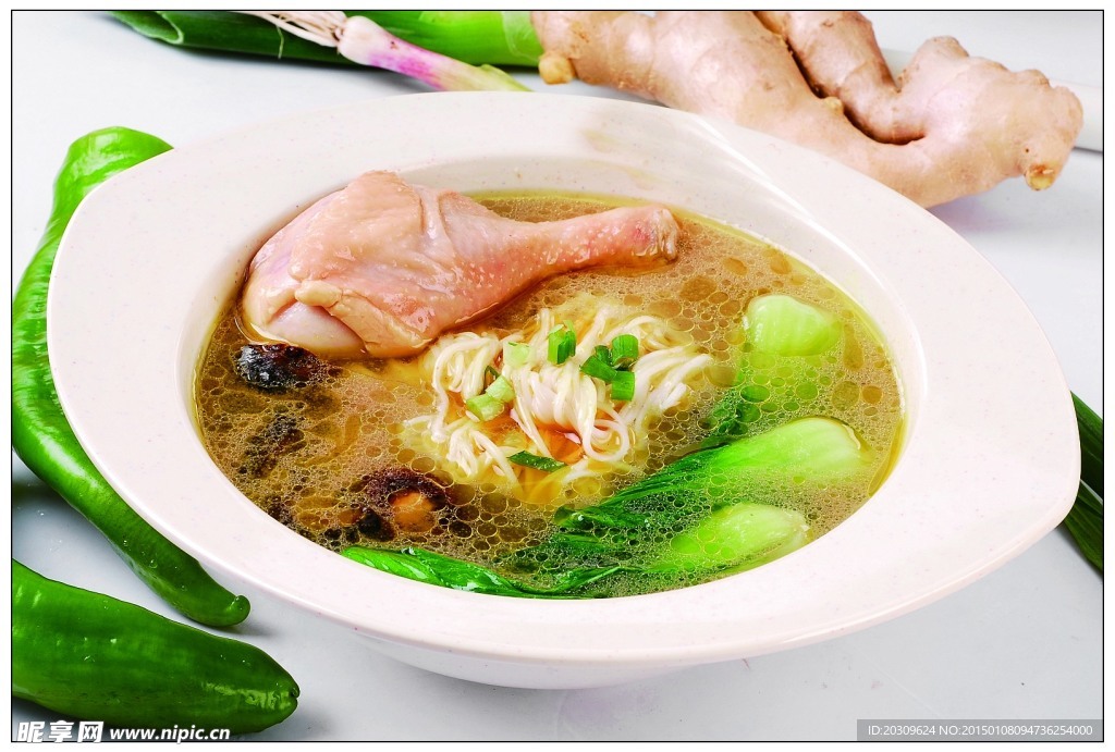 原汁鸡腿面