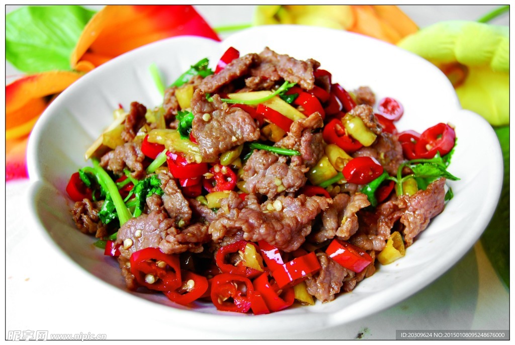 香炒牛肉片