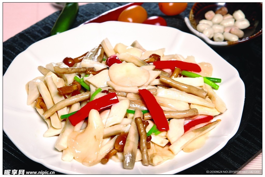 鲍炒鲜山菌