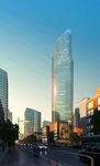 黄昏城市建筑