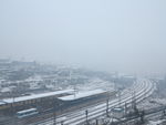 铁路雪景