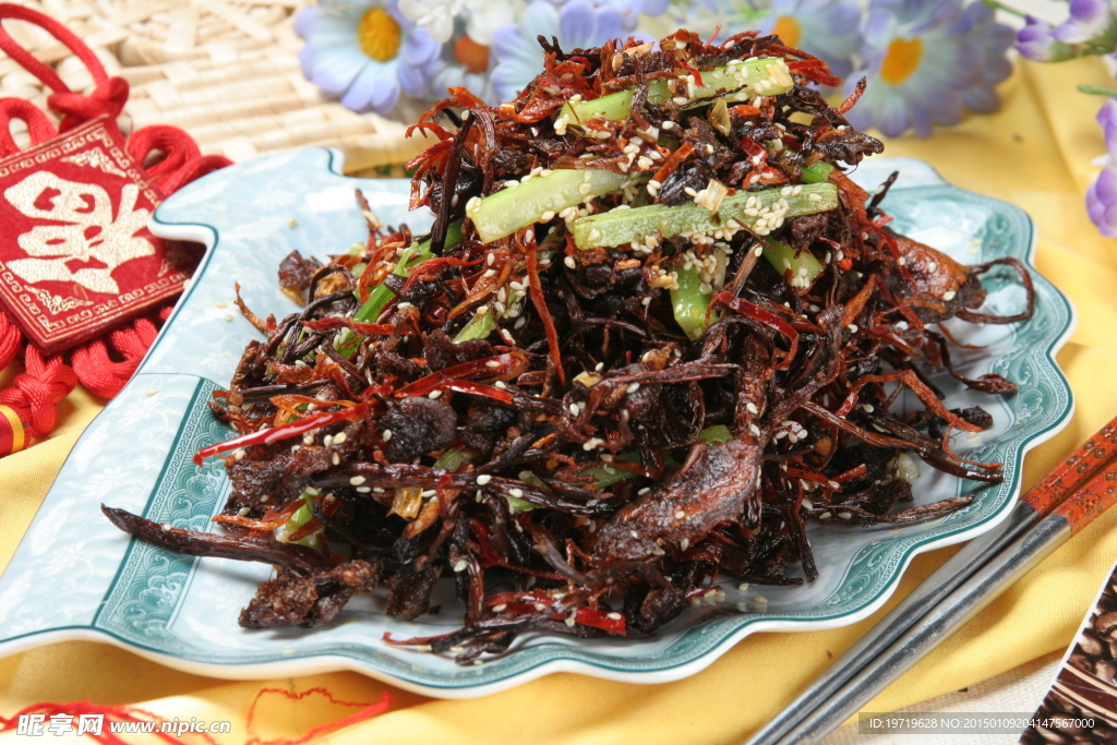 干煸茶树菇