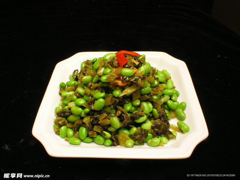 中国人爱吃的家常菜：雪菜毛豆肉丝 - 知乎