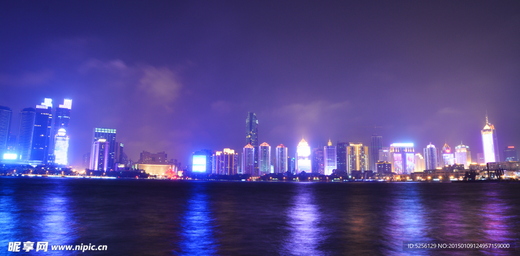 青岛城市夜景