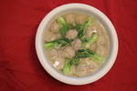 青菜肉丸粉丝汤