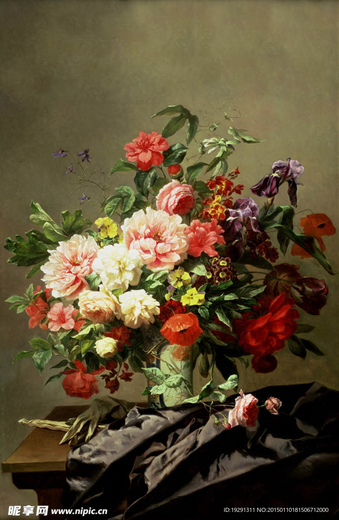 花卉油画