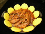小黄鱼贴饼