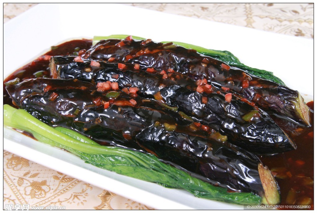 酱烧茄子