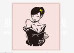 时尚手绘女人