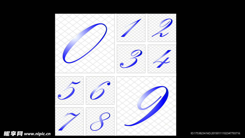 数字字体设计