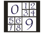 复古数字字体